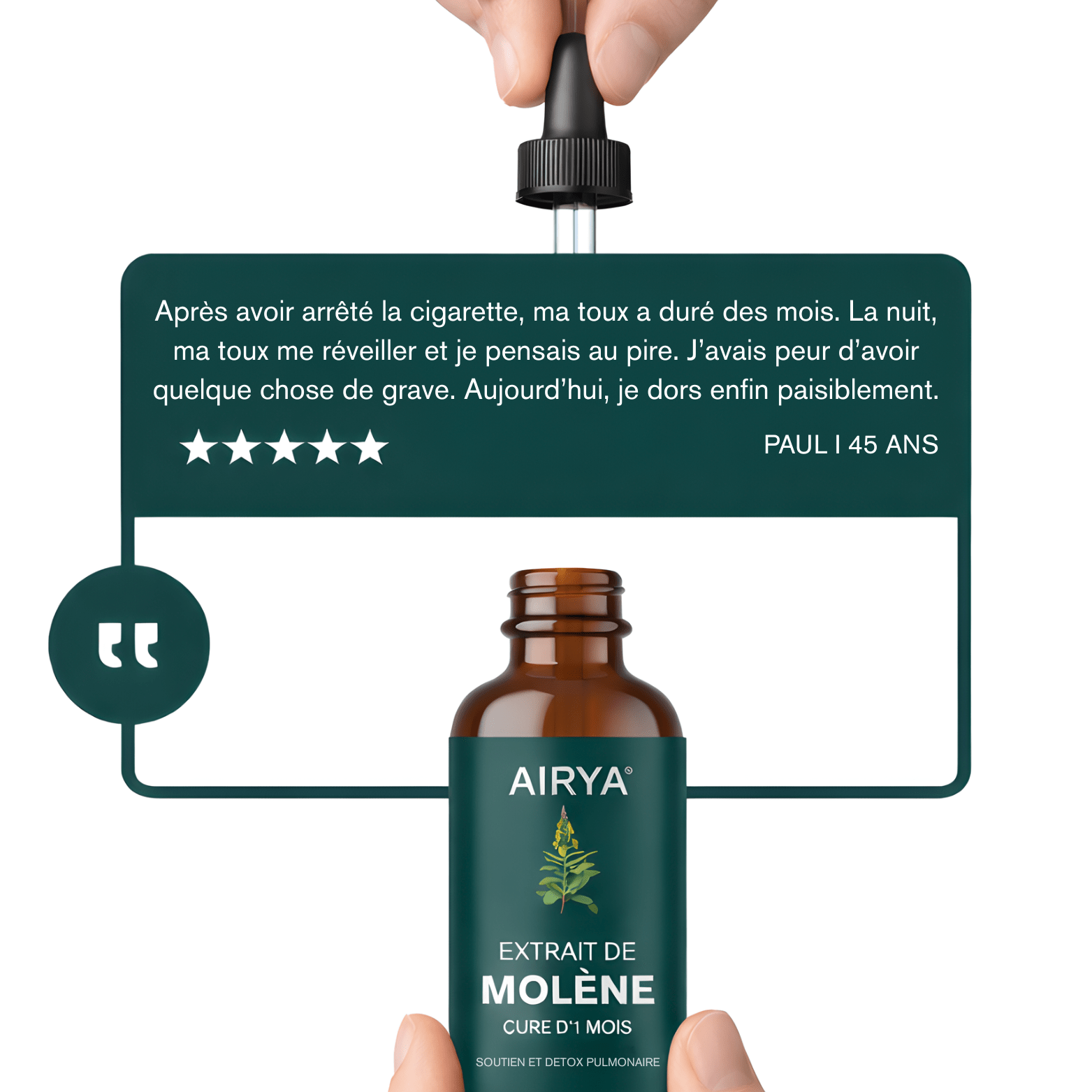 EXTRAIT DE MOLÈNE AIRYA - Pour respirer librement et retrouver son confort. - AIRYA